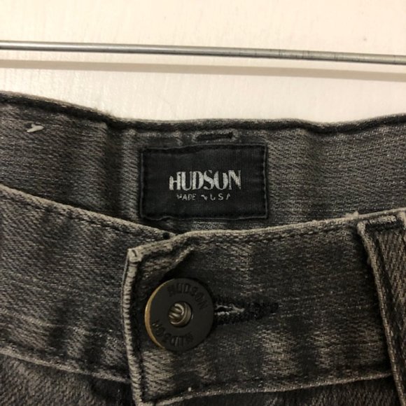 Hudson Byron Gray Straight Leg Jeans 31x32 - Picture 4 of 4